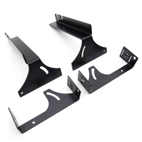 ZROADZ - Z382051 | ZROADZ Rear Bumper LED Bracket to mount (2) 6 Inch Straight Light Bar (2007-2013 Silverado, Sierra 1500)