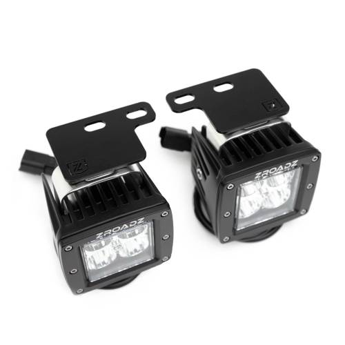 ZROADZ - Z385651-KIT | ZROADZ Rear Bumper LED Kit with (2) 3 Inch LED Pod Lights (2017-2020 Raptor)