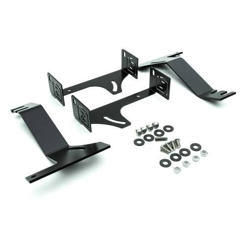 ZROADZ - Z387581 | ZROADZ Rear Bumper LED Bracket to mount (2) 6 Inch Straight Light Bar (2016-2019 Titan)