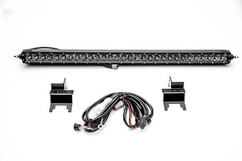 ZROADZ - Z394931-KIT | ZROADZ Rear Window LED Kit with (1) 30 Inch LED Straight Single Row Slim Light Bar (2018-2023 Wrangler JL)