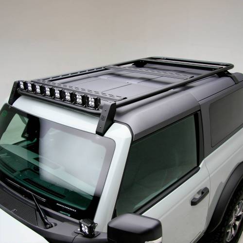 ZROADZ - Z845211 | ZROADZ Roof Rack KIT, Includes (6) 3 inch ZROADZ White and (2) Amber LED Pods Lights (2021-2023 Bronco 2 Door)