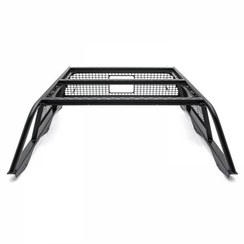 ZROADZ - Z859661 | ZROADZ MOLLE Overland Truck Rack with (2) 3 Inch White ZROADZ LED Pod Lights (2014-2021 Tundra)