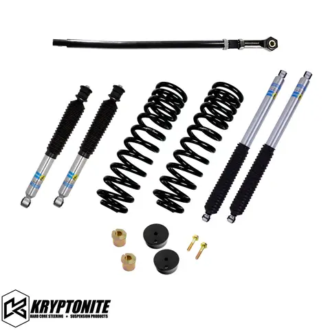 Kryptonite - KRFD05STAGE2BIL | Kryptonite Stage 2 Leveling Kit w/ Bilstein Shocks (2005-2016 F250, F350 Super Duty)