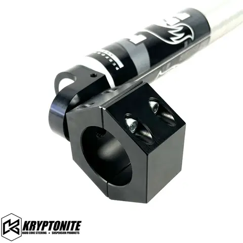 Kryptonite - KRS132-K | Fox Performance Series 2.0 TS Stabilizer | Kryptonite Drag Link (2008-2024 F250, F350 Super Duty)