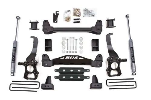 BDS Suspension - BDS599H | BDS Suspension 4 Inch Lift Kit For Ford F-150 RWD | 2009-2013 | NX2 Nitro Series Shocks