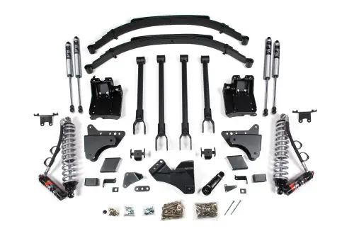 BDS Suspension - BDS1500FPE | BDS Suspension 8 Inch Lift Kit 4-Link & Fox 2.5 Performance Elite Coil-Over Conversion For Ford F-250 / F-350 Super Duty 4WD | 2011-2016 | Diesel