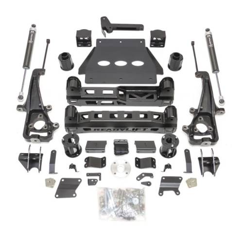 ReadyLIFT Suspensions - 44-19621 | ReadyLift 6 Inch Suspension Lift Kit with Falcon Shocks (2019-2024 Ram 1500 W Factory Air Ride)