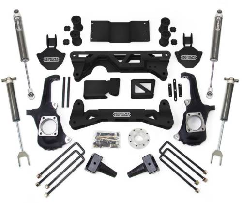 ReadyLIFT Suspensions - 44-30520 | ReadyLift 5-6 Inch Suspension Lift Kit with Falcon Shocks (2011-2019 Silverado, Sierra 2500 HD, 3500 HD))