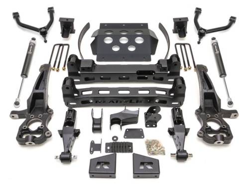 ReadyLIFT Suspensions - 44-39805 | ReadyLift 8 Inch Suspension Lift Kit With Falcon 1.1 Shocks (2019-2024 Silverado, Sierra 1500)