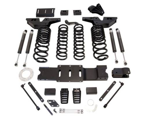 ReadyLIFT Suspensions - 49-19420 | ReadyLift 4.5 Inch Suspension Lift Kit With Falcon 1.1 Shocks (2019-2024 Ram 2500 4WD Diesel)