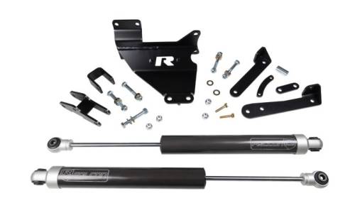 ReadyLIFT Suspensions - 77-13210 | ReadyLift Dual Steering Stabilizer with Falcon  Shocks (2014-2024 Ram 2500, 2013-2024 Ram 3500)