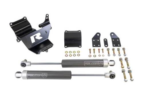 ReadyLIFT Suspensions - 77-23200 | ReadyLift Dual Steering Stabilizer Kit with Falcon Shocks (2011-2024 F250, F350 Super Duty)