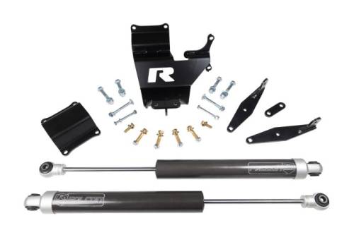 ReadyLIFT Suspensions - 77-25210 | ReadyLift Dual Steering Stabilizer Kit with Falcon Shocks (2011-2022 F250, F350 Super Duty)