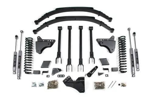 BDS Suspension - BDS1501H | BDS Suspension 8 Inch Lift Kit 4-Link Conversion For Ford F-250 / F-350 Super Duty 4WD | 2011-2016 | Gas | NX2 Nitro Series