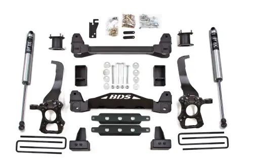 BDS Suspension - BDS1504FS | BDS Suspension 4 Inch Lift Kit For Ford F-150 2WD | 2014 | Fox 2.0 Performance Series