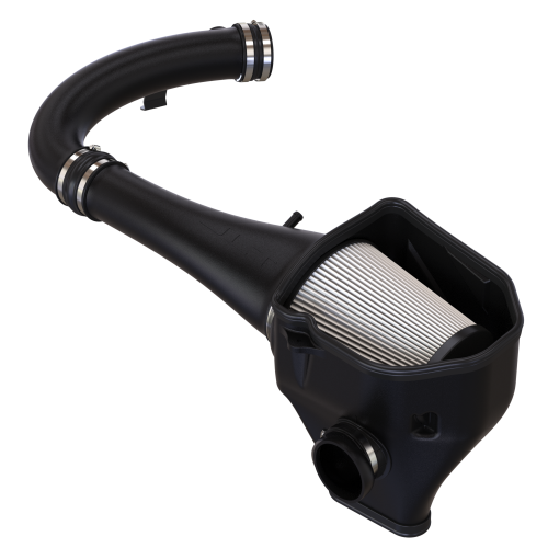 S&B Filters - CAI-75-5183D | S&B Filters JLT Cold Air Intake (2011-2023 Charger, Challenger 3.6L) Dry Extendable White