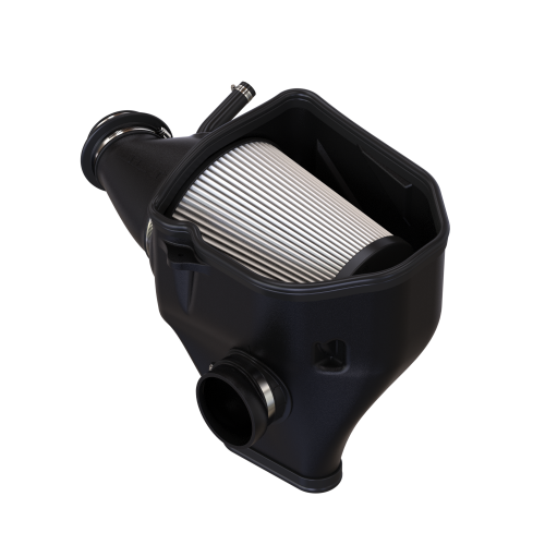 S&B Filters - CAI-75-5185D | S&B Filters JLT Cold Air Intake (2011-2023 Charger, Challenger 6.4L) Dry Extendable White