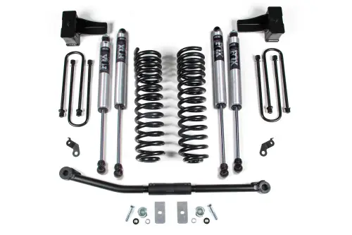 BDS Suspension - BDS1510FS | BDS Suspension 2.5 Inch Lift For Ford F-250 / F-350 Super Duty 4WD | 2011-2016 | Diesel, Rear 4 Inch Block Kit, Fox 2.0 Performance Series