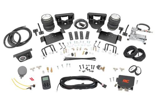 Rough Country - 10008WC | Rough-Country Air Spring Kit w/compressor | Wireless Controller | 0-6" Lifts | Ford F-150 4WD (2004-2014)