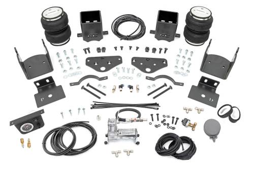 Rough Country - 10021C | Rough-Country Air Spring Kit w/compressor | Ford F-250/F-350 Super Duty (17-22)