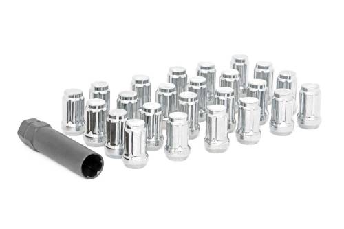 Rough Country - 122024CH | Rough Country 1/2x20 Lug Nut Set of 24 | Chrome