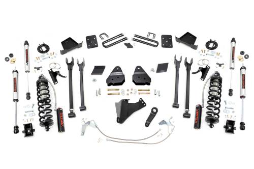 Rough Country - 53258 | Rough-Country 6 Inch Lift Kit  |  4-Link  |  No OVLD  |  C/O V2 | Ford F-250 Super Duty (11-14)