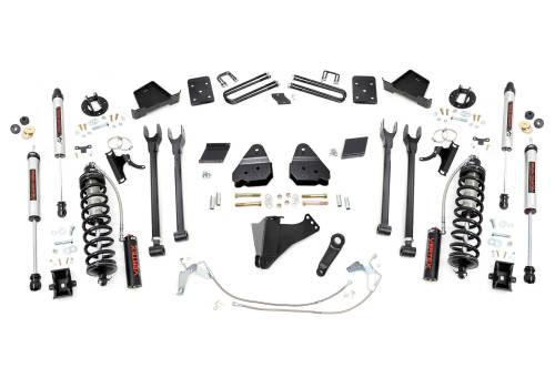 Rough Country - 53259 | Rough-Country 6 Inch Lift Kit  |  4-Link  |  No OVLD  |  C/O Vertex | Ford F-250 Super Duty (11-14)