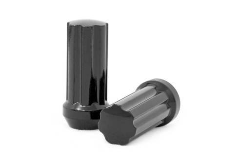 Rough Country - 5631832BLK | Rough Country 9/16 x 18 Lug Nut Set of 32 | Black