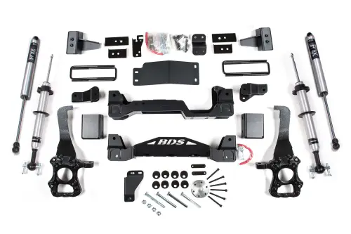 BDS Suspension - BDS1533FSR | BDS Suspension 4" Lift Kit Fox 2.0 IFP Strut For Ford F-150 4WD | 2015-2020