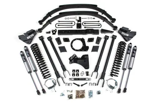 BDS Suspension - BDS1541FS | BDS Suspension 8 Inch Lift Kit 4-Link Conversion For Ford F-250 / F-350 Super Duty 4WD | 2017-2019 | Diesel | Fox 2.0 Performance Series