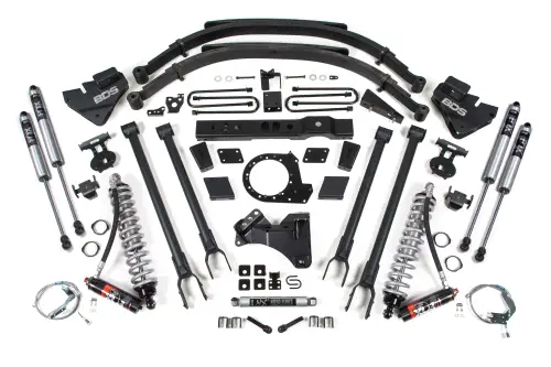 BDS Suspension - BDS1541FPE | BDS Suspension 8 Inch Lift Kit 4-Link Fox 2.5 Performance Elite Coil-Over Conversion For Ford F-250 / F-350 Super Duty 4WD | 2017-2019 | Diesel