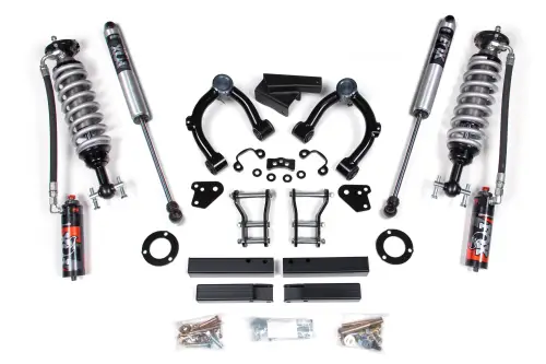 BDS Suspension - BDS1545FPE | BDS Suspension 3.5 Inch Lift Kit Fox 2.5 Coil-Over For Ford Ranger 4WD | 2019-2023 | OE Knuckle Cast Aluminum | Fox 2.0 Performance Series