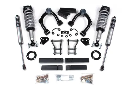 BDS Suspension - BDS1545FSL | BDS Suspension 3.5 Inch Lift Kit Fox 2.0 Coil-over For Ford Ranger 4WD | 2019-2023 | OE Knuckle Cast Aluminum