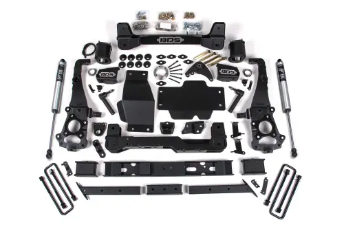 BDS Suspension - BDS1547FS | BDS Suspension 6 Inch Lift Kit For Ford Ranger 4WD | 2019-2023 | OE Knuckle Cast Aluminum | Fox 2.0 Performance Series Shocks