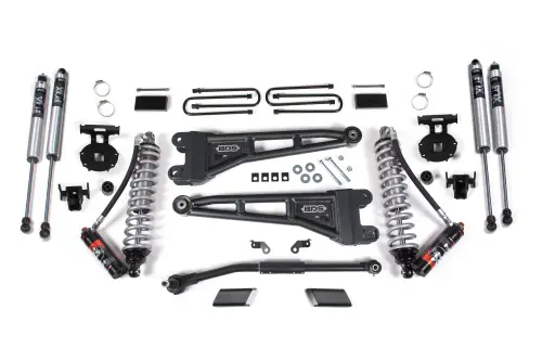 BDS Suspension - BDS1549FPE | BDS Suspension 3 Inch Lift Kit With Radius Arm Fox 2.5 Performance Elite Coil-Over Conversion For Ford F-250 / F-350 Super Duty 4WD | 2020-2022 | Diesel