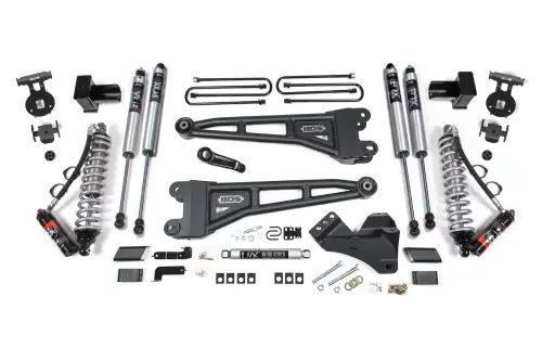 BDS Suspension - BDS1551FPE | BDS Suspension 5 Inch Lift Kit With Radius Arm Fox 2.5 Performance Elite Coil-Over Conversion For Ford F-250 / F-350 Super Duty 4WD | 2020-2022 | Diesel