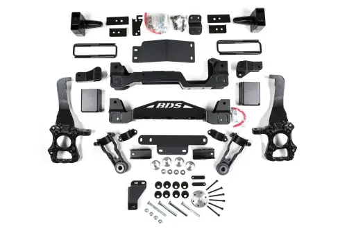 BDS Suspension - BDS1558H | BDS Suspension 4 Inch Lift Kit For Ford F-150 Raptor 4WD | 2019-2020 | Rear Lift 5 Inch Block Kit