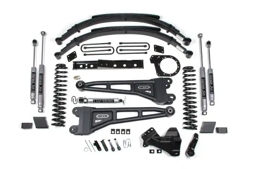 BDS Suspension - BDS1562H | BDS Suspension 7 Inch Lift Kit With Radius Arm For Ford F-250 / F-350 Super Duty 4WD | 2020-2022 | Diesel, Rear Leaf Springs | NX2 Nitro Series Shocks