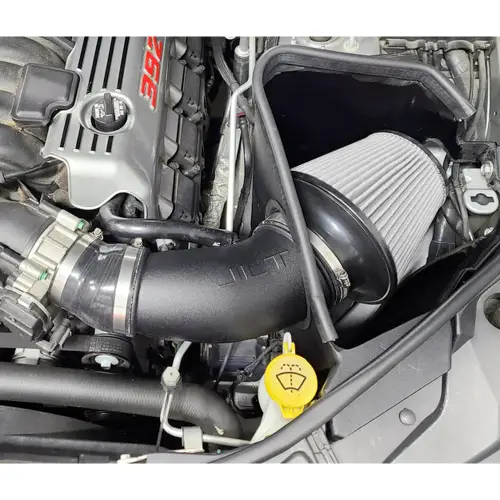 S&B Filters - CAI-SRTJ-12D | S&B Filters JLT Cold Air Intake (2012-2020 Grand Cherokee SRT 6.4L) Dry Extendable White