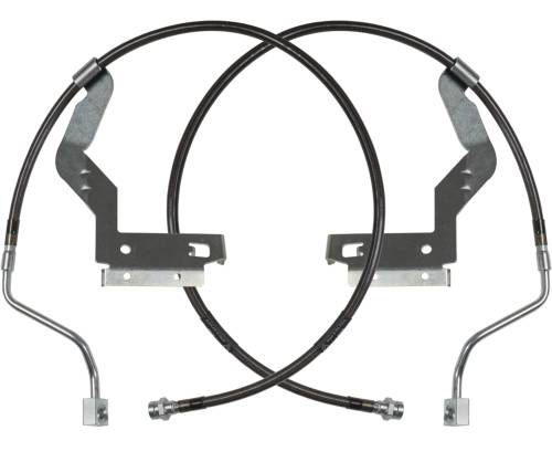 Carli Suspension - CS-FORDBBL-LVL-17-F | Carli Suspension Front Extended Stainless Steel Brake Lines For Ford F-250/F-350 4WD | 2017-2022