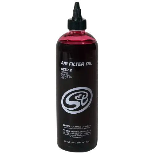 S&B Filters - 88-0010 | S&B Filters 16 oz. Bottle of Air Filter Oil - Red