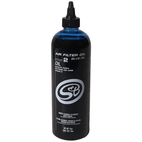 S&B Filters - 88-0011 | S&B Filters 16 oz. Bottle of Air Filter Oil - Blue