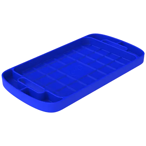 S&B Filters - 80-1002L | S&B Filters Tool Tray Silicone Large Color Blue