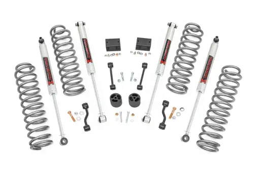 Rough Country - 79640 | Rough Country 2.5 Inch Lift Kit For Jeep Wrangler JL 4WD | 2024-2024 | M1 Monotube