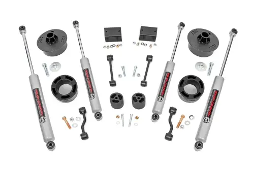 Rough Country - 79430 | Rough Country 2.5 Inch Lift Kit For Jeep Wrangler JL (2 Door) / Jeep Wrangler JL (4 Door) 4WD | 2024-2024 | Premium N3