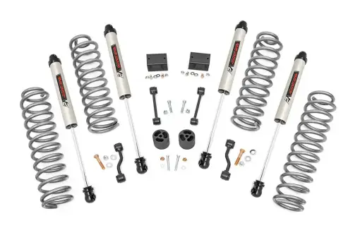 Rough Country - 79370 | Rough Country 2.5 Inch Lift Kit For Jeep Wrangler JL Unlimited 4WD | 2024-2024 | V2 Monotube