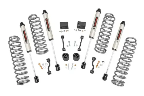 Rough Country - 79770 | Rough Country 2.5 Inch Lift Kit For Jeep Wrangler JL Unlimited 4WD | 2024-2024 | Rubicon | V2 Monotube