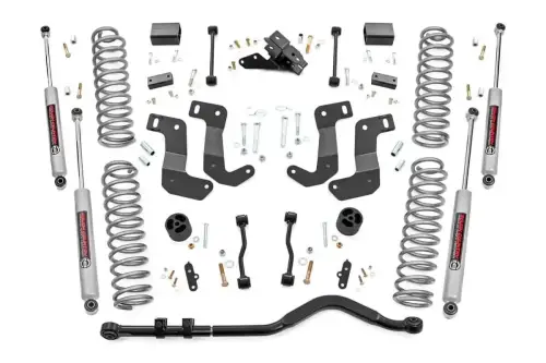 Rough Country - 79830 | Rough Country 3.5 Inch Lift Kit For Jeep Wrangler JL Unlimited 4xe 4WD | 2024-2024 | 4 Door | Premium N3 Shocks