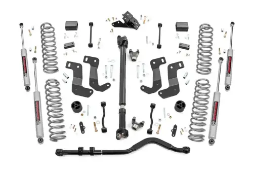 Rough Country - 91930 | Rough Country 3.5 Inch Lift Kit For Jeep Wrangler JL Unlimited 4WD | 2024-2024 | 4 Door | Premium N3 Shocks