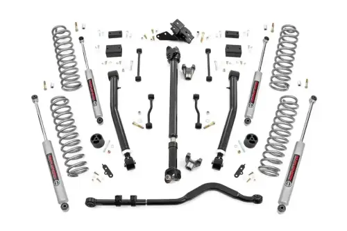 Rough Country - 91830 | Rough Country 3.5 Inch Lift Kit For Jeep Wrangler JL 4WD | 2024-2024 | 2 Door, Rubicon | Premium N3 Shocks